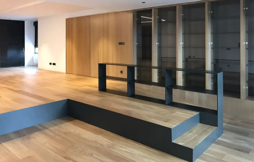 piso-reformado Parte del salón de piso rehabilitado por el arquitecto Iñigo Peralta Calvo en Pamplona