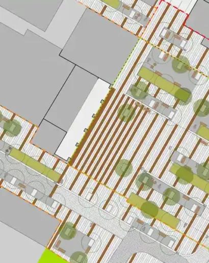 Memoria de valor de la reurbanización de la plaza de la Iglesia y calles adyacentes en Burlada