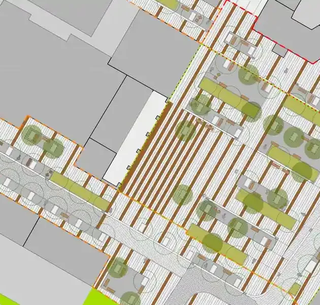 Memoria de valor de la reurbanización de la plaza de la Iglesia y calles adyacentes en Burlada