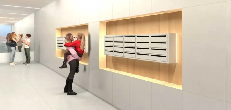 Eliminación de barreras en portal de viviendas en el barrio de Iturrama de Pamplona