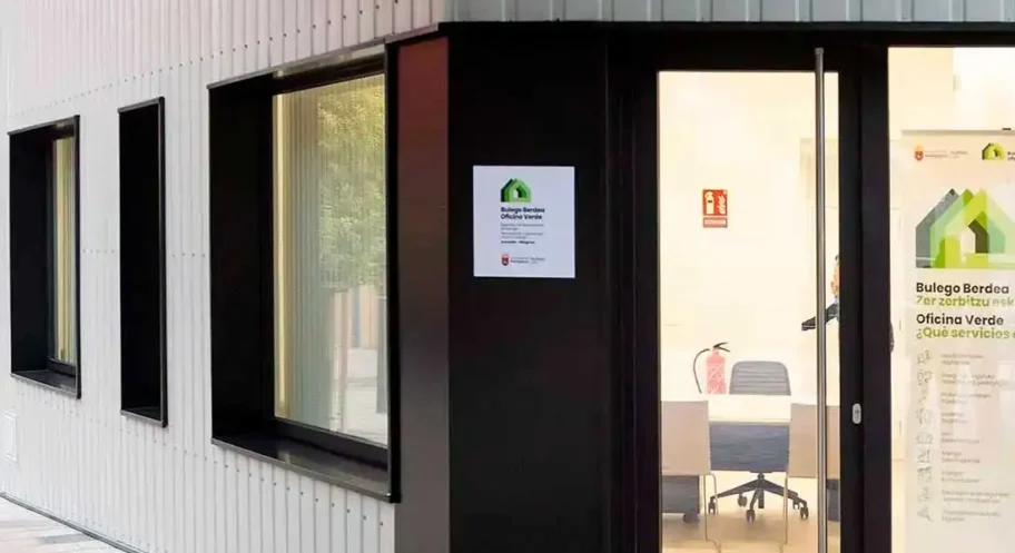 Oficina Verde en la Milagrosa, barrio de Pamplona, Navarra.