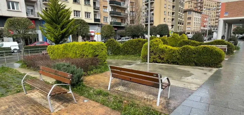 Reurbanización de la plaza Parrita de Burlada