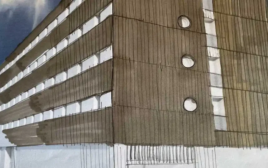 proyecto-Mendillorri Concurso para rehabilitar la fachada de 64 viviendas de Nasuvinsa en Mendillorri