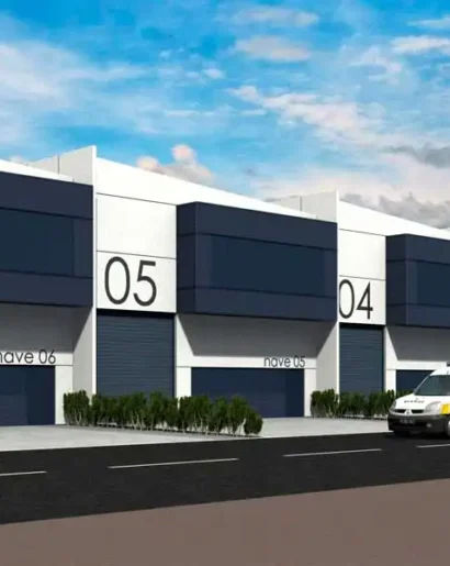 Proyecto de seis naves en el polígono industrial de Galaria, Navarra.