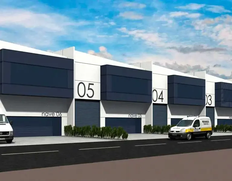 Proyecto de seis naves en el polígono industrial de Galaria, Navarra.