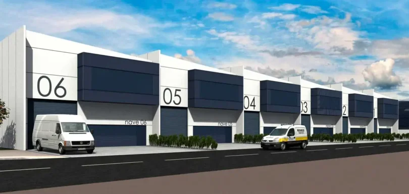 Proyecto de seis naves en el polígono industrial de Galaria, Navarra.