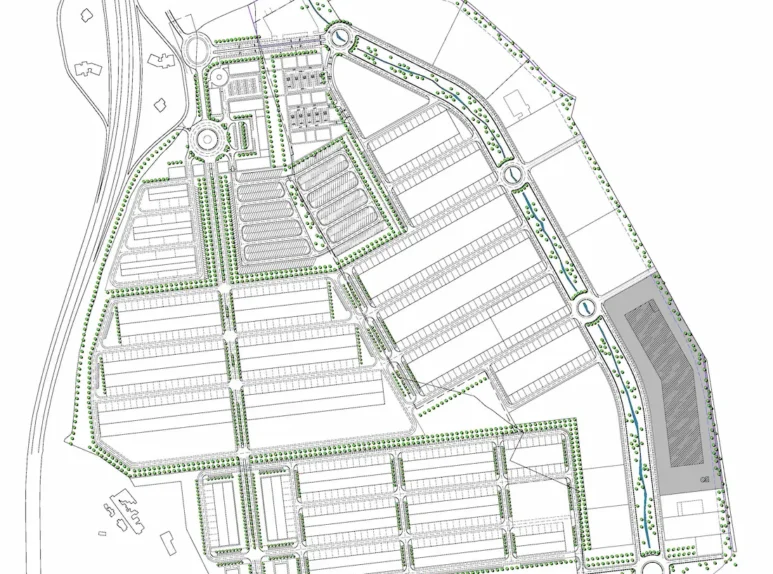 Ciudad del Transporte de Pamplona; plano final