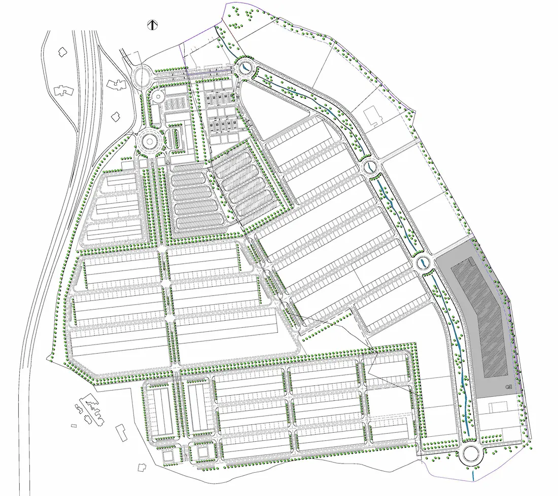 Ciudad del Transporte de Pamplona; plano final