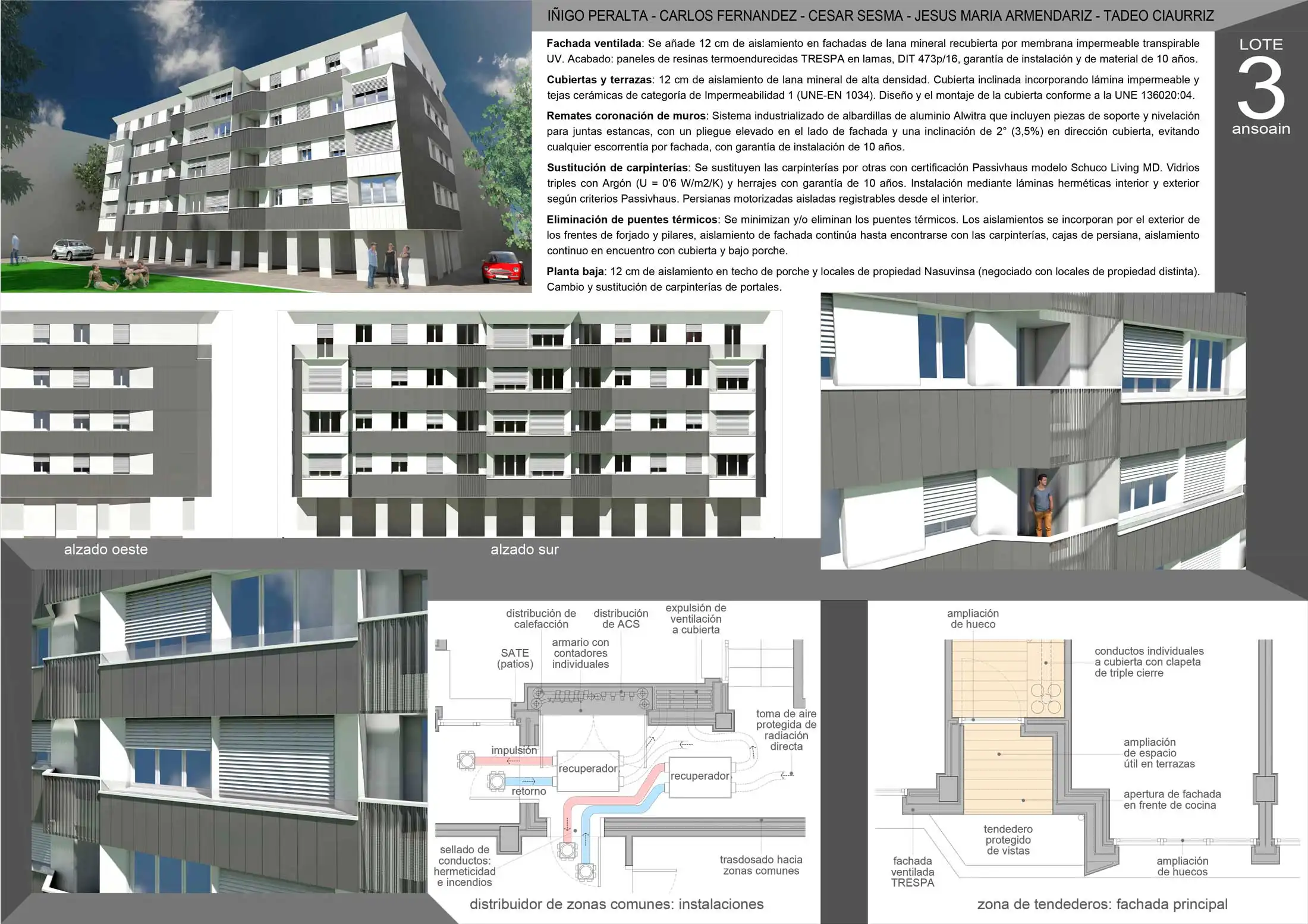 Rehabilitación integral de viviendas en Ansoain